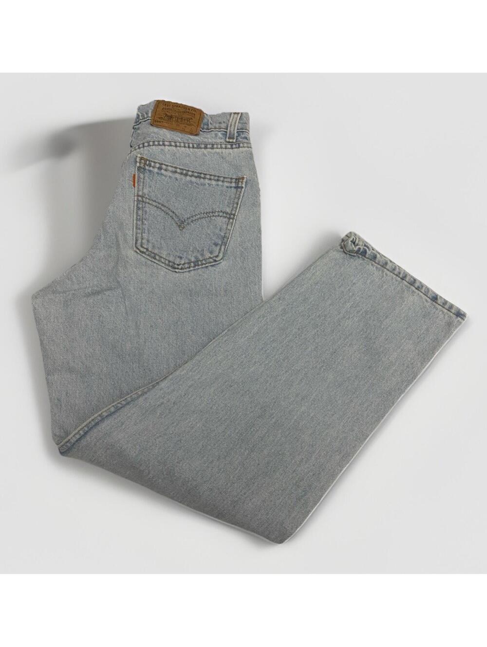 Women’s Vintage Levi 560 Loose Fit Straight Leg Orange Tab Size 30x30 High Rise